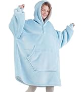Degrees of Comfort Wearable Blanket Hoodie for Adults Women &amp; Men - Cozy Warm, One Size Fits All