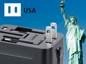 American Type USA plug type A TYPE B