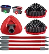 Mop Handle Replacement for Ocedar 4 Section 30" to 58" Adjustable Mop Handle for O Cedar Mop Stic...