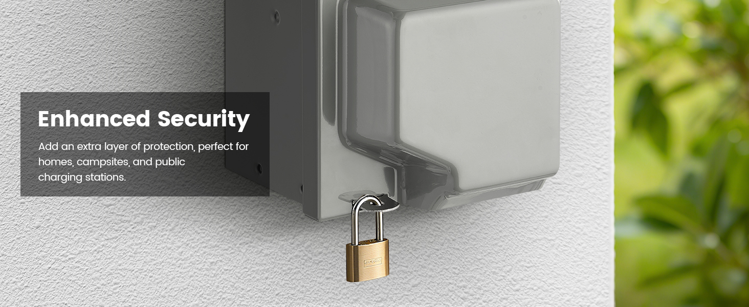 30 amp RV Outlet Box with Breaker