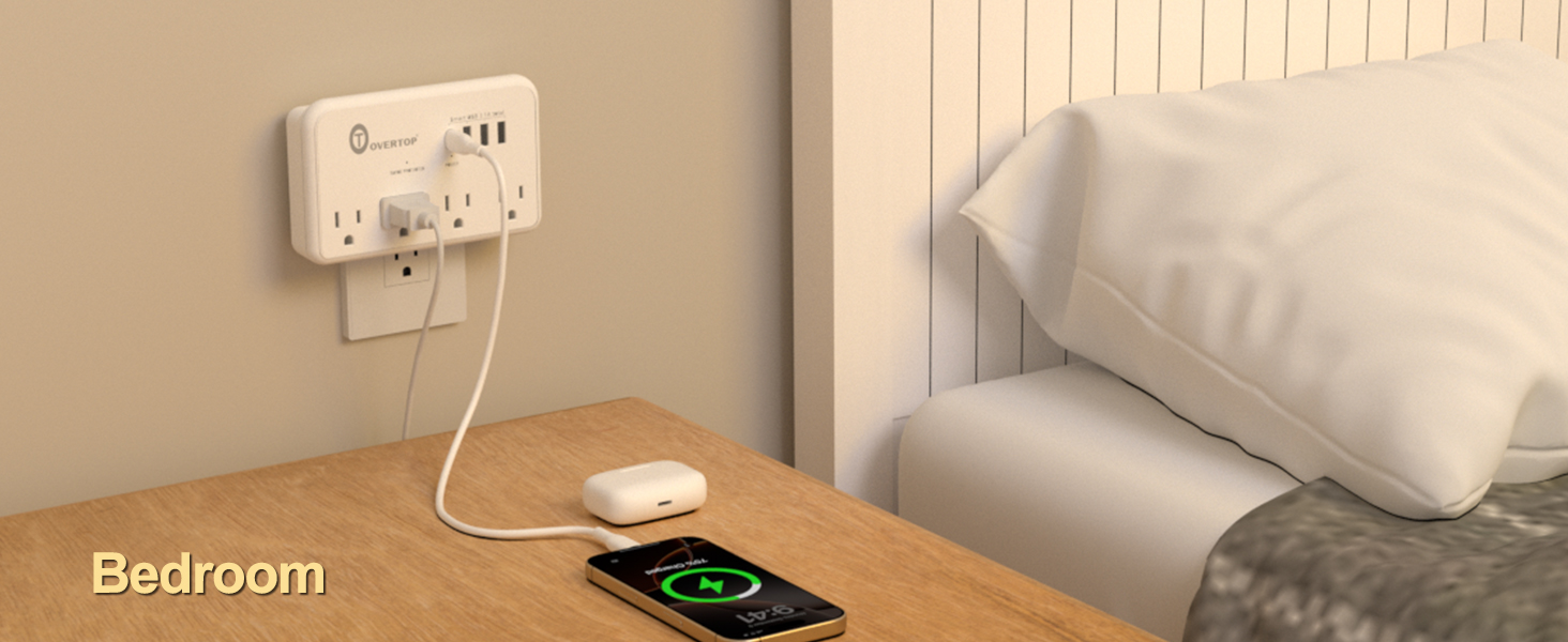 Bedroom outlet extender