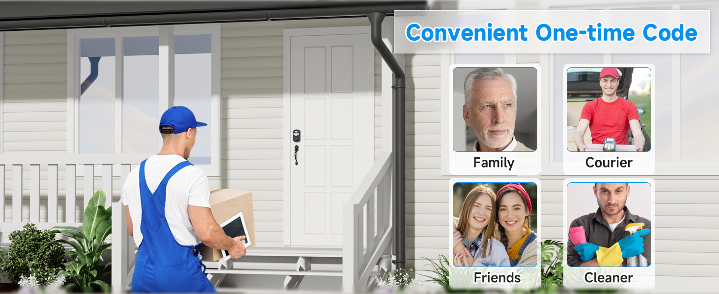 Smart Deadbolt Set for Front Door