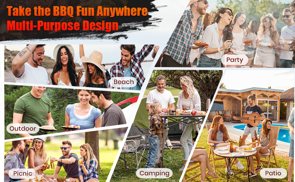 Multi-purpose Charcoal Grill