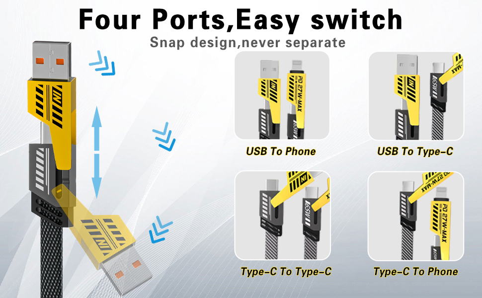 4 in 1 Fast Charging Cable