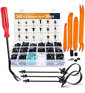 GOOACC - GRC-34 Push Bumper Fastener Rivet Clips with 18 Most Popular Sizes Auto Push Pin Rivets ...