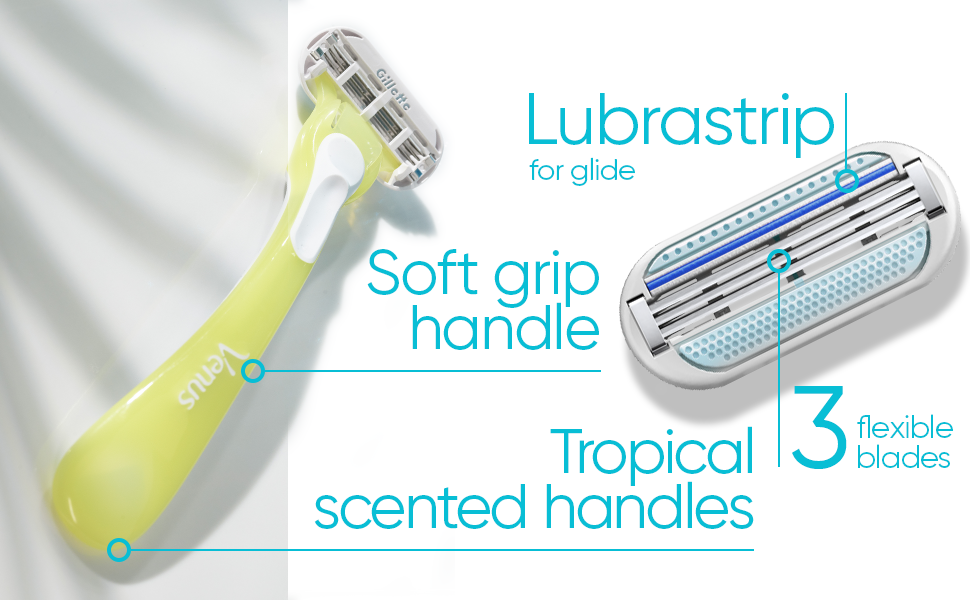 soft grip handle tropical scented handles