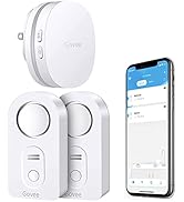 Govee WiFi Water Sensor 2 Pack, 100dB Adjustable Alarm and App Notifications, Leak and Drip Alert...