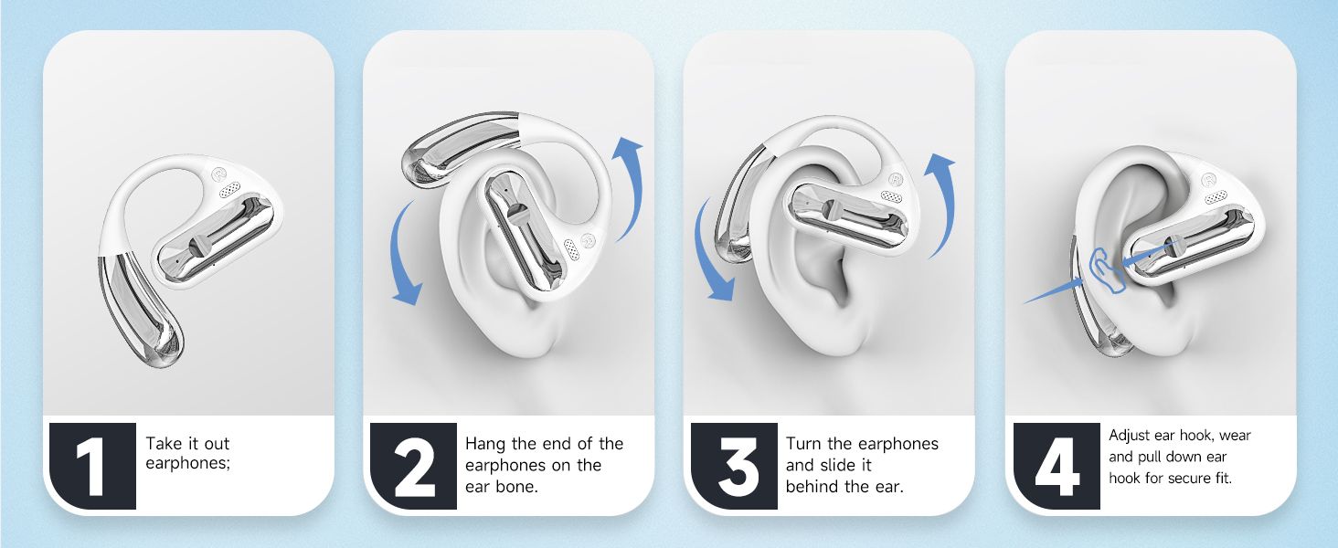 open earbuds