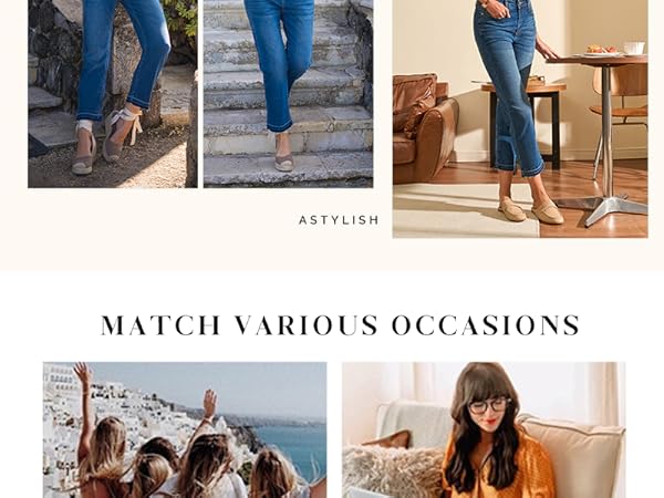 straight leg jeans for women