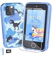 Kids Smart Phone, 3.5" Touchscreen Dinosaur Toys Phone for Boys 3 4 5 6 7 8 9 Years Old, Educatio...