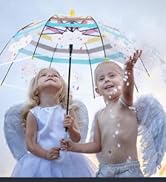 Rainbow cloud clear bubble umbrella