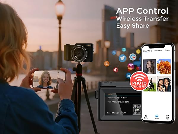 4k video camera wifi