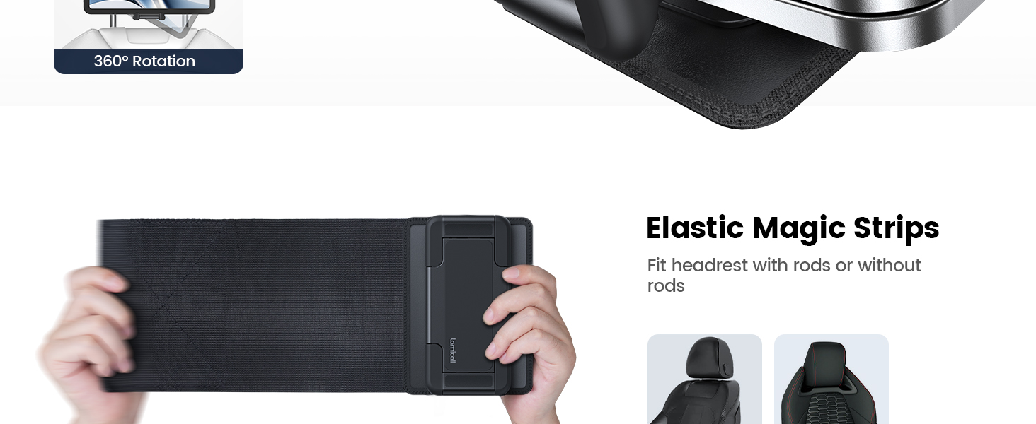car headrest kindle holder
