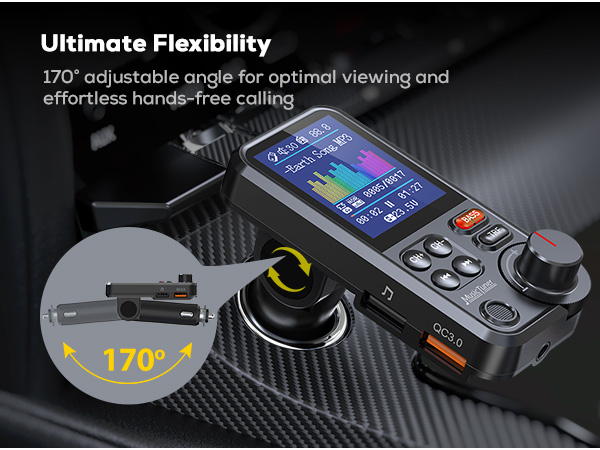 bluetooth charger for car music bluetooth cigarette adapter for car with usb