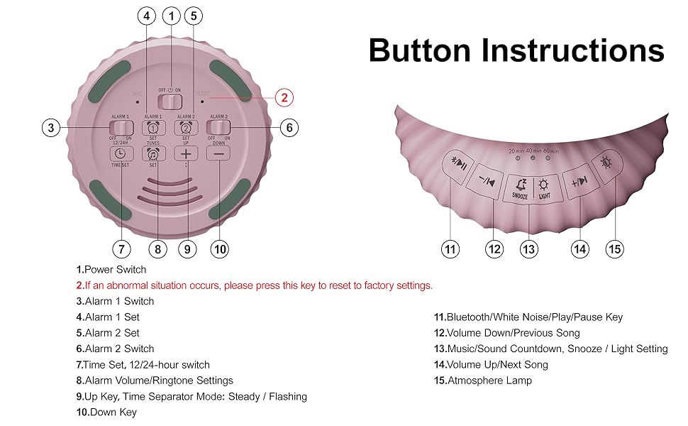 best gifts for girl teens,alarm clock with bluetooth speaker,battery powered sound machine