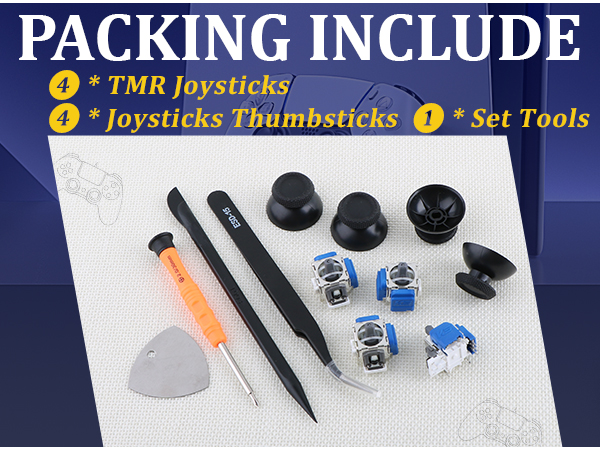 TMR Electromagnetic Joysticks for PS5