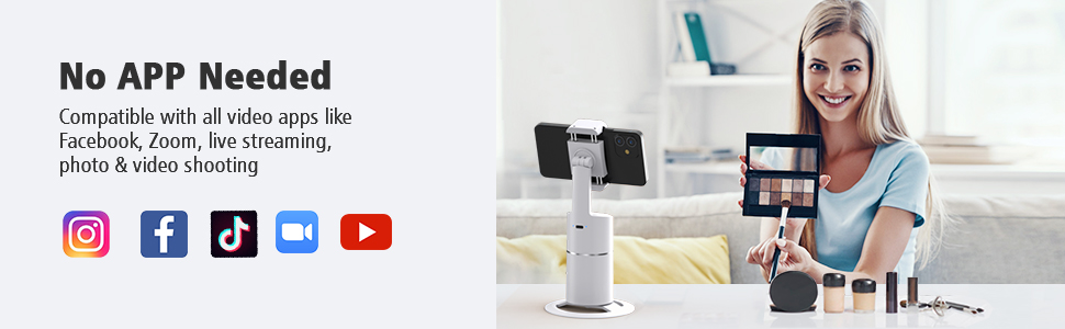 auto face tracking tripod