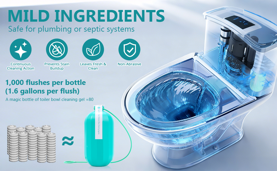Automatic toilet bowl cleaner