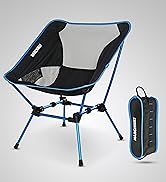 MARCHWAY Ultralight Folding Camping Chair, Heavy Duty Portable Compact for Outdoor Camp, Travel, ...