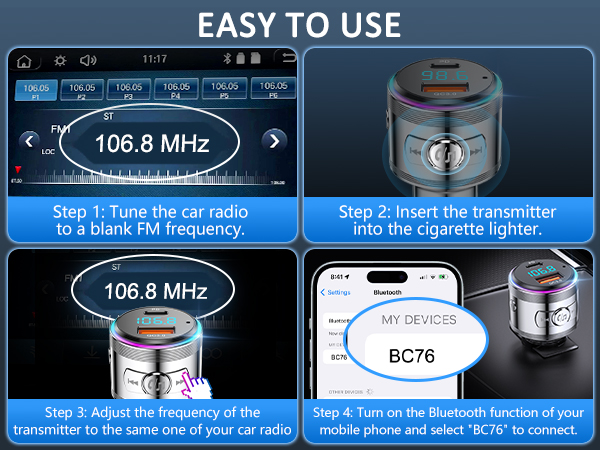 fm transmitter bluetooth
