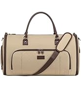 Convertible Garment Bags for Travel, Carry On Garment Duffle Bags for Women, Garment Bag with Sho...