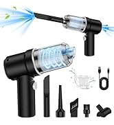 Handheld Car Vacuum Cordless, 3 in 1 Vacuum Cleaner &amp; Air Duster Blower &amp; Hand Pump,9000Pa High P...