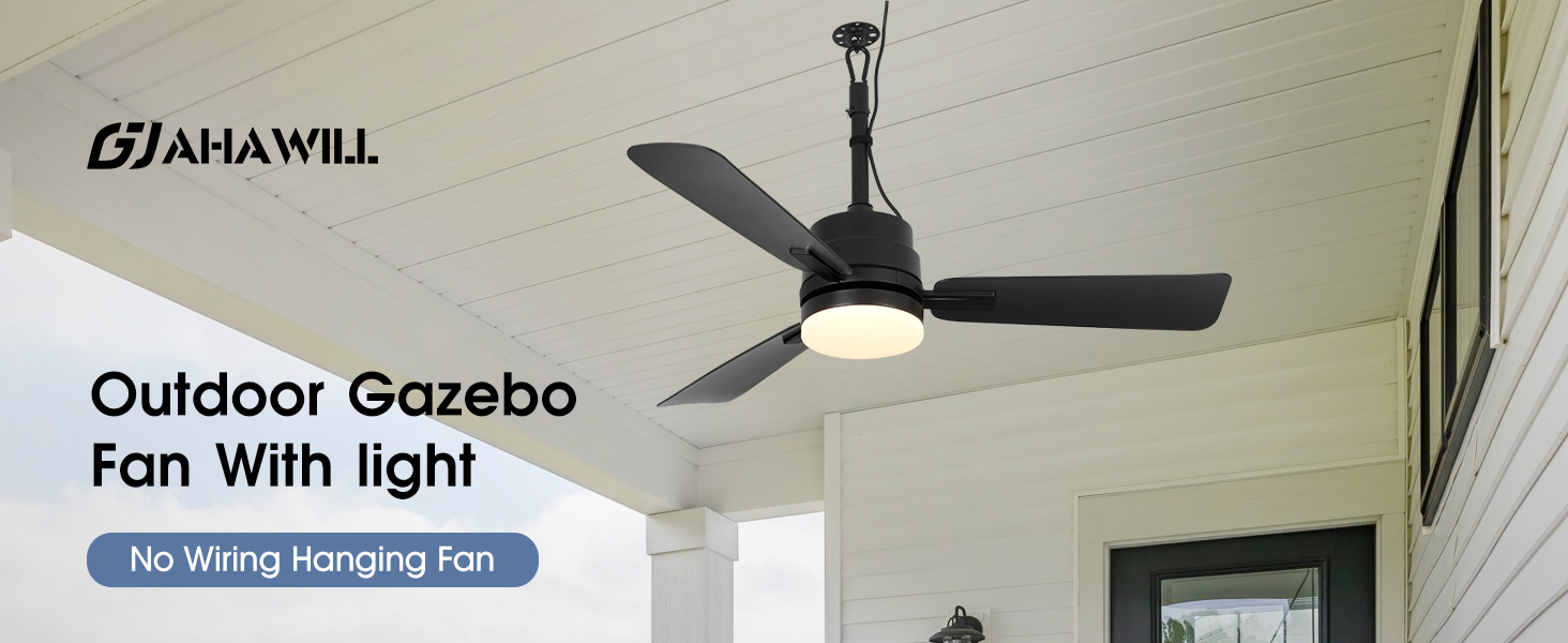 outdoor gazebo fan