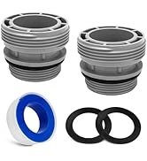 Hose Conversion Adapters Kit for Intex &amp; Coleman Pools, 4560 40mm Hose to 1 1/2 Inch Filter Hose ...