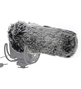 SUNMON VideoMic Pro Furry Windscreen Muff, Pop Filter Wind Cover Fits for Rode VideoMicPro Compac...