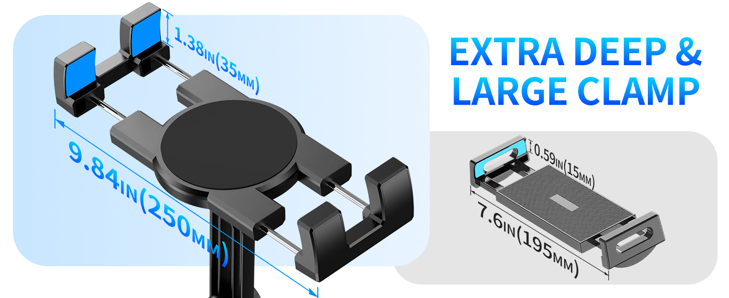 EXTRA DEEP &amp; LARGE CLAMP