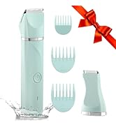 AREYZIN Waterproof Bikini Trimmer Women Electric Razor for Legs Pubic Hair Rechargeable Shaver Re...