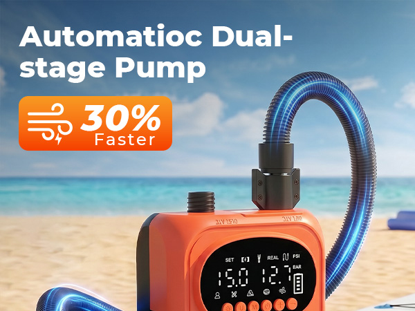 rechargeable paddle board pump
