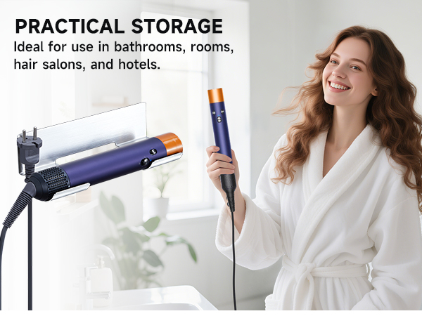 Hair Tool Organizer Wall Mount