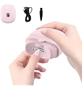 NCONCO Electric Nail Clipper Portable Electric Fingernail Cutter with LED Light & Nail Scraps Sto...