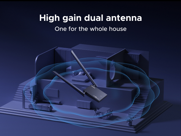 wifi adapter usb wifi 6 adapter for desktop pc ax5400 wifi dongle usb3.0 wireless adapter