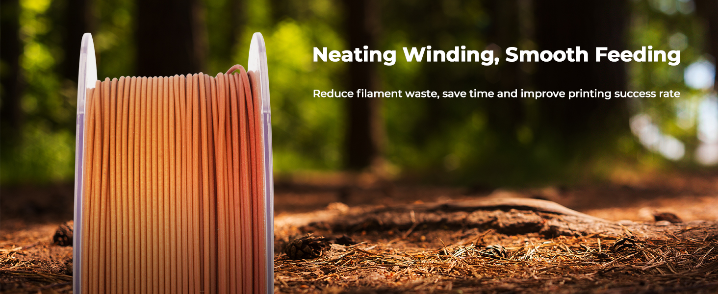 Neating winding,smooth feeding