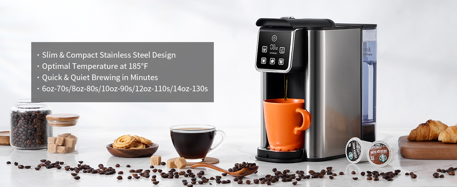 Stainless Steel Coffee Maker for Home &amp;amp; Office