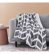 VENTIMI Heated Blanket Electric Throw, Electric Blanket with 10 Heating Levels &amp; 1-12 Hours Auto ...