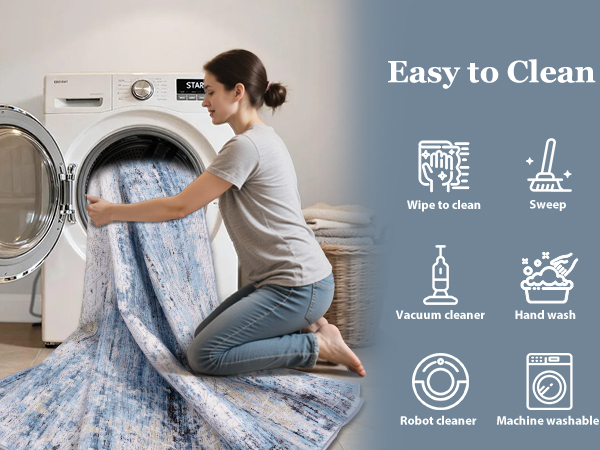 Area rugs that are easy to clean