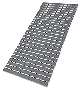 BEMISO Shower Mat Non Slip Bathtub Mat with Suction Cups and Drain Holes 39.4 x15.7 Inch Bath Mat...