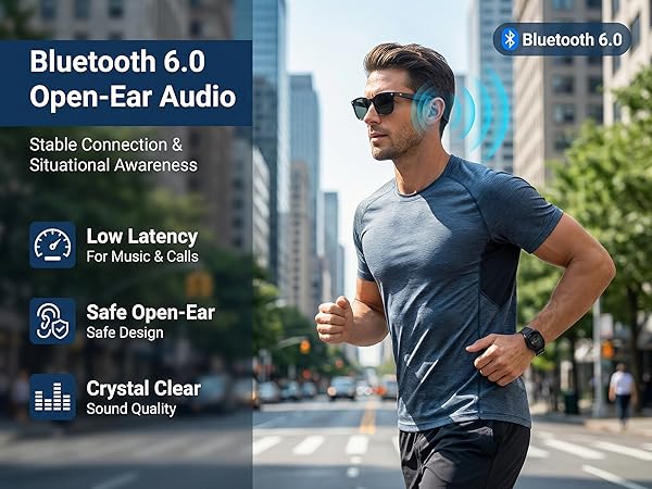 Smart Bluetooth Glasses with AI Translation