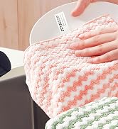JOYMOOP Microfiber Cleaning Cloths, 18 Pack, Absorbent Kitchen Towels Set