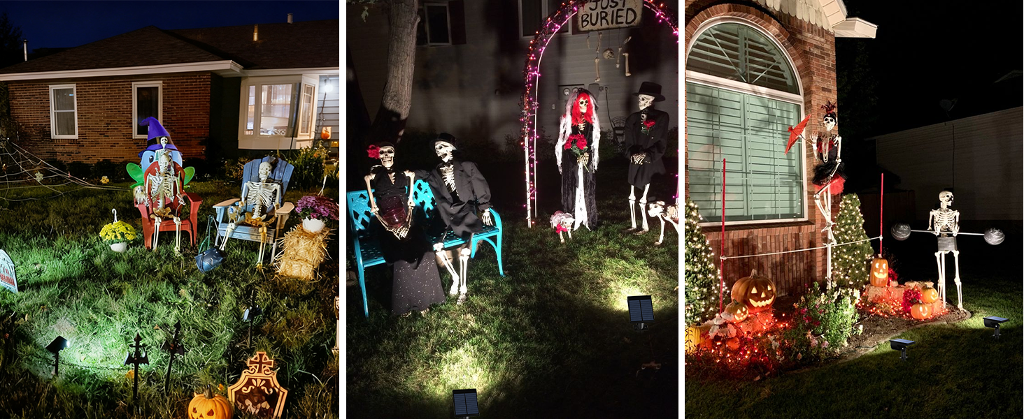 Halloween Solar Lights Outdoor - Halloween Decorations