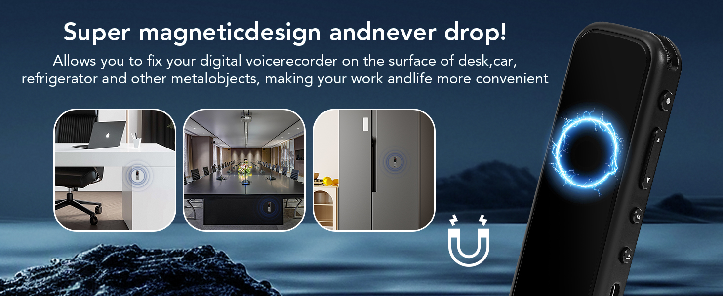 The strong magnetic design ensures that it can be firmly and reliably adsorbed on any iron surface.