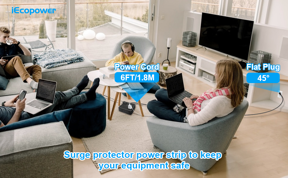 power strip with usb ports surge protector with usb ports flat plug power strip