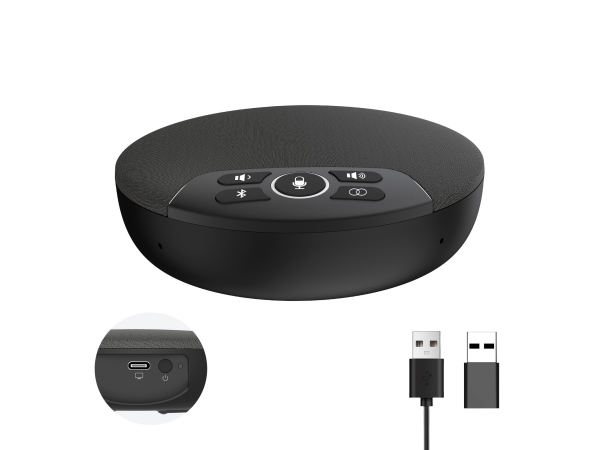 conference speaker and microphone