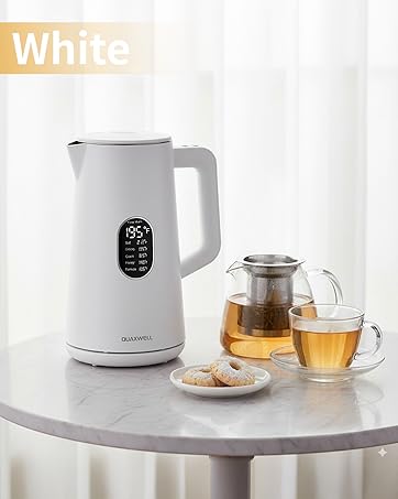 white electric kettle