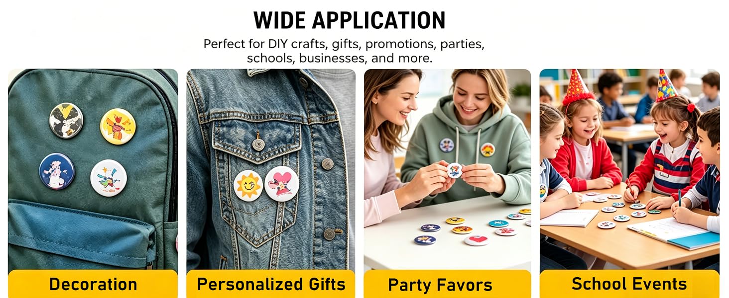 Button Maker Supplies