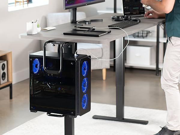 Heavy Duty Under Desk PC Mount