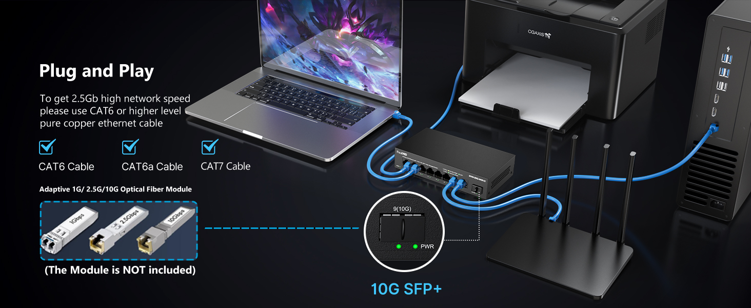 8 port managed 2.5gb switch